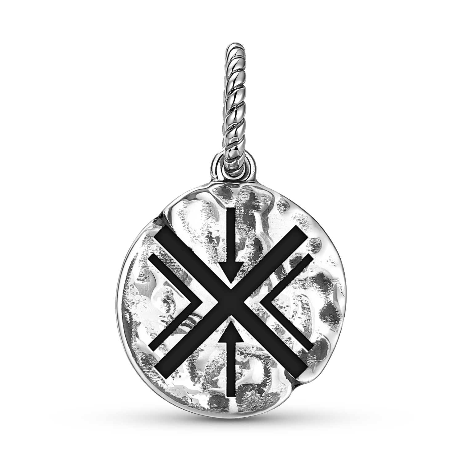 Immortality Symbol Sterling Silver Dangle Charm