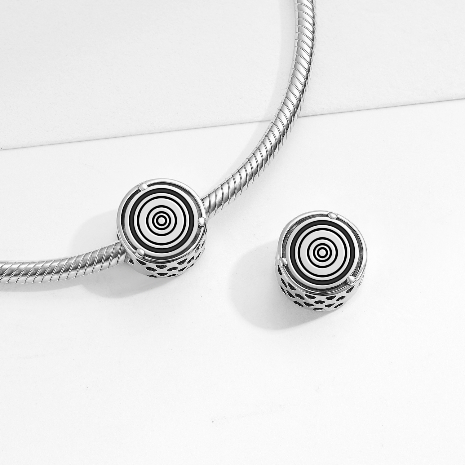 925 Sterling Silver Native Rock Art Environment Charms For Bracelets & Necklaces Pendants Beads Jewelry Fit Pan Bracelet Charm Ethnic Cultural Symbols Gifts For Women