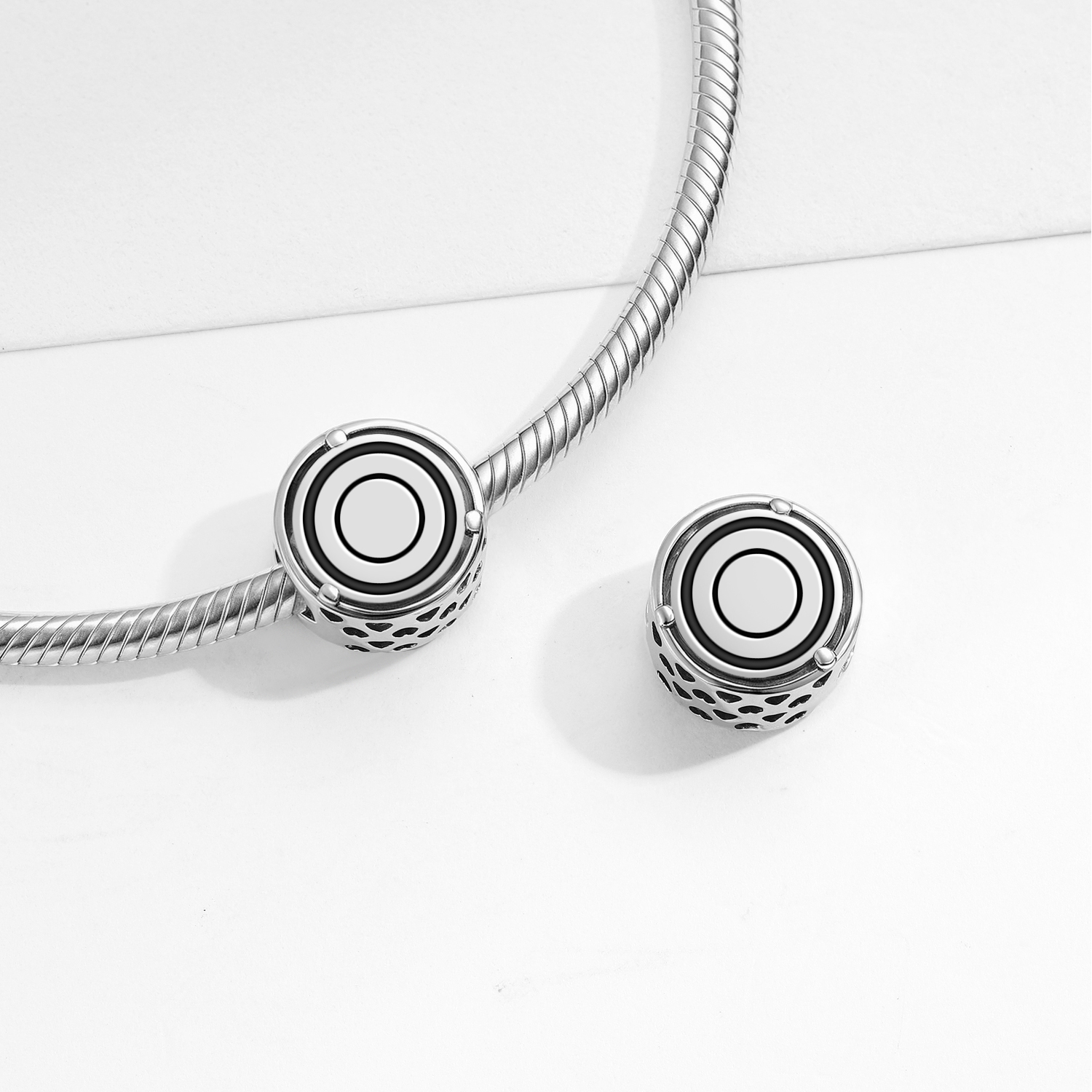 925 Sterling Silver Native Rock Art Relation Of Two Charms For Bracelets & Necklaces Pendants Beads Jewelry Fit Pan Bracelet Charm Ethnic Cultural Symbols Gifts For Women