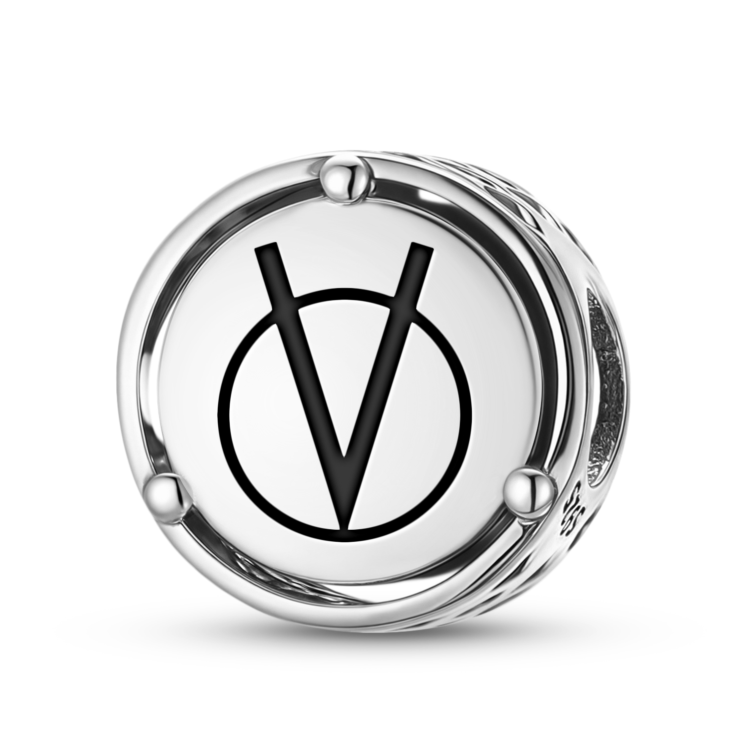 925 Sterling Silver Native Rock Art Patience Charms For Bracelets & Necklaces Pendants Beads Jewelry Fit Pan Bracelet Charm Ethnic Cultural Symbols Gifts For Women