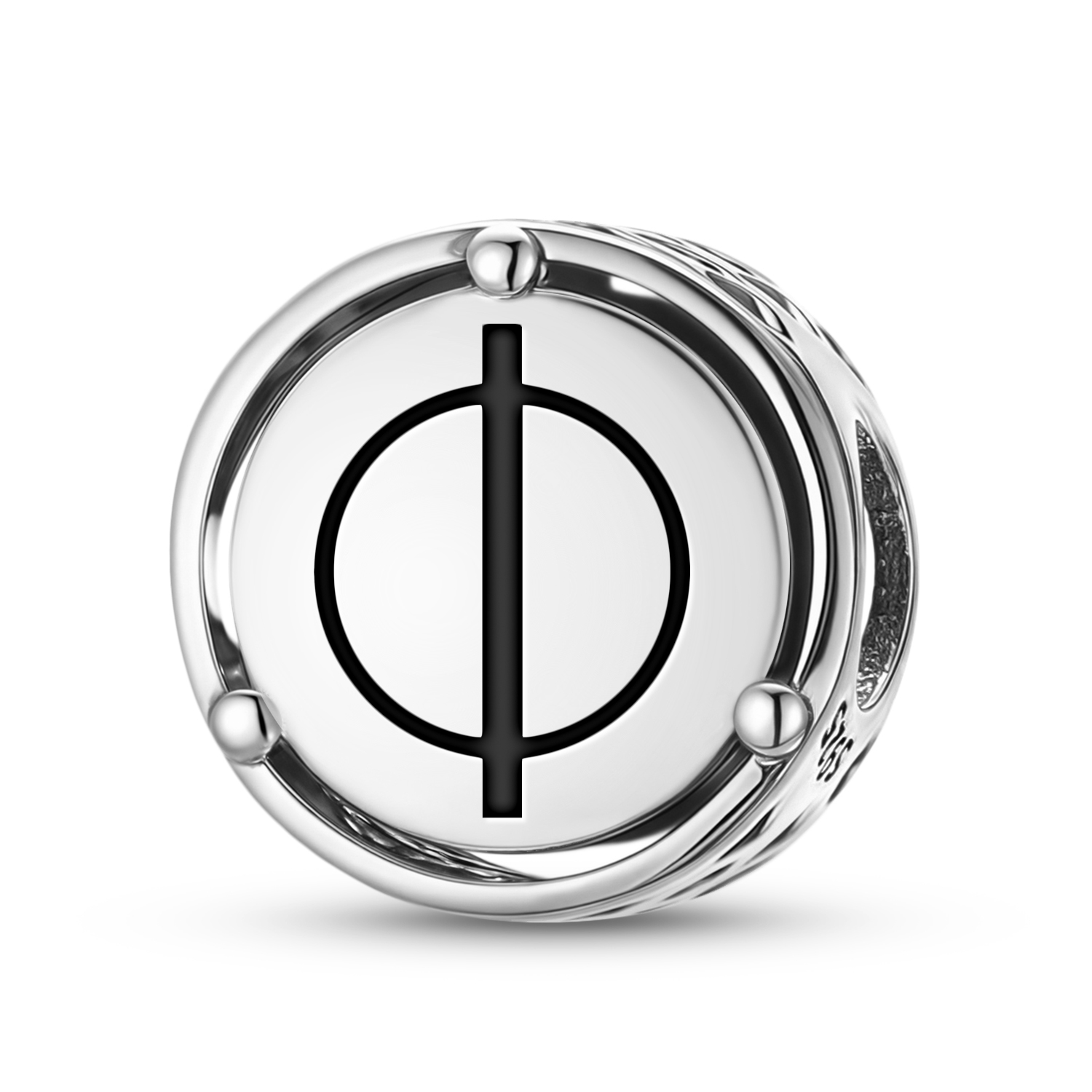 925 Sterling Silver Native Rock Art Attraction Power Charms For Bracelets & Necklaces Pendants Beads Jewelry Fit Pan Bracelet Charm Ethnic Cultural Symbols Gifts For Women