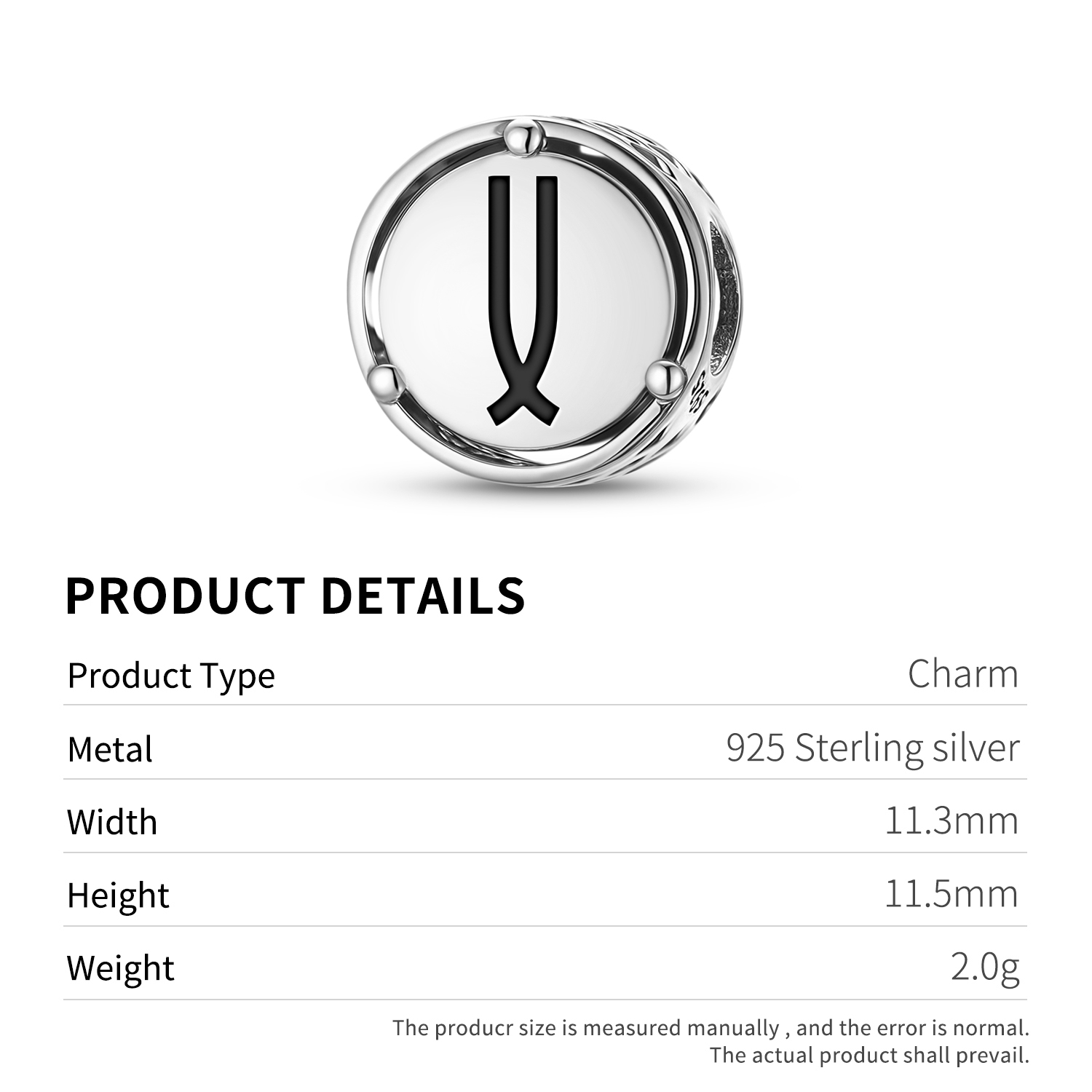 925 Sterling Silver Native Rock Art Strong Inner Guidance Charms For Bracelets & Necklaces Pendants Beads Jewelry Fit Pan Bracelet Charm Ethnic Cultural Symbols Gifts For Women